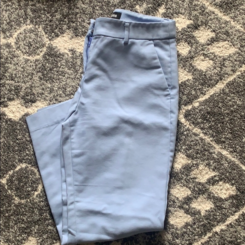 Express Columnist Ankle Mid Rise Pant